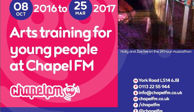 New Course Available at East Leeds FM (Chapel FM)